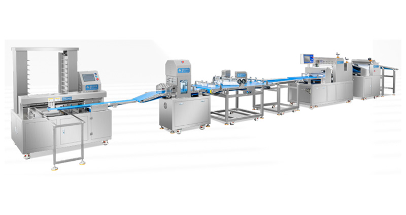 多通道面包成型线